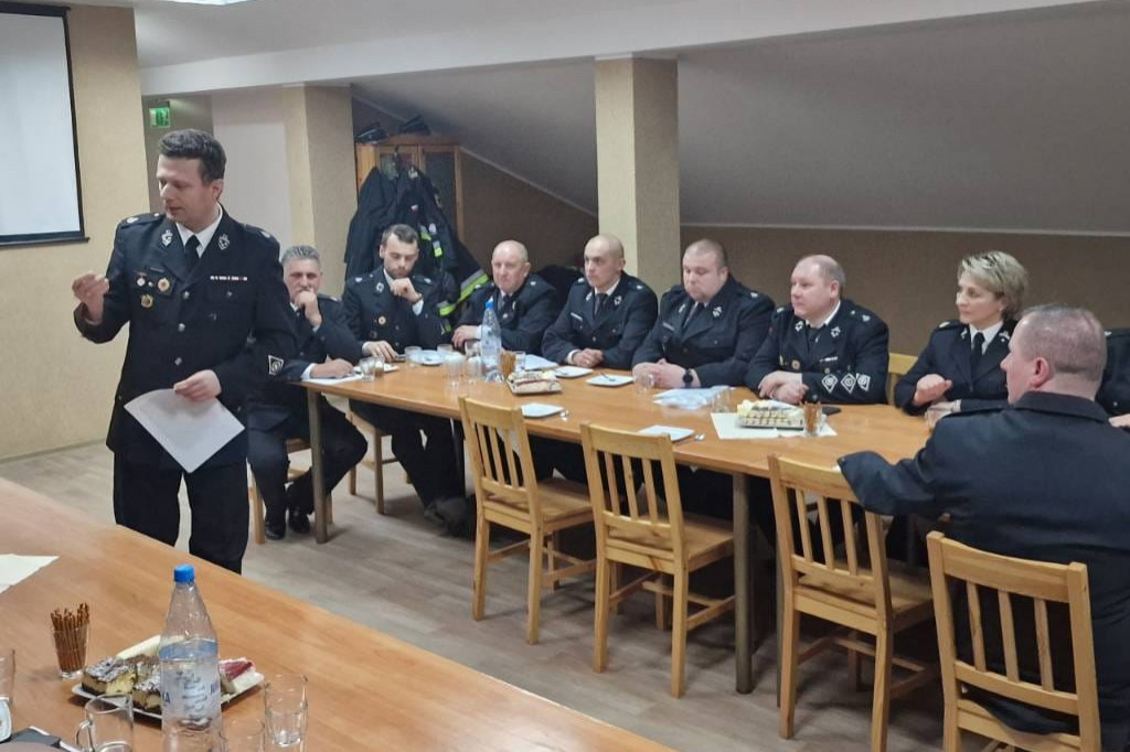Strażacy z gm. Żukowo podzielili się opłatkiem