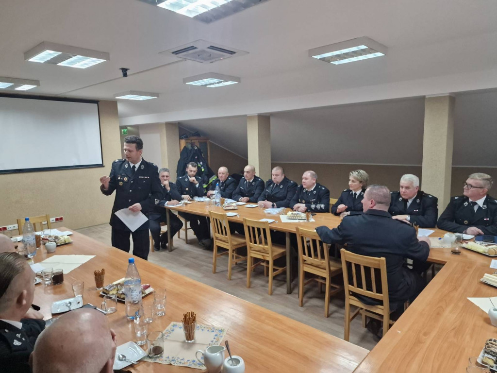 Strażacy z gm. Żukowo podzielili się opłatkiem