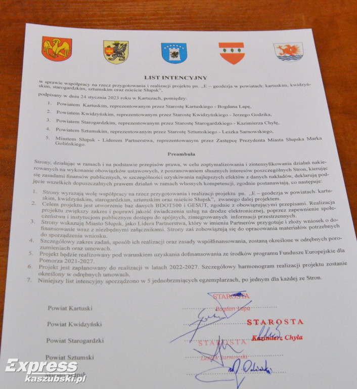 List intencyjny ws. e-geodezji