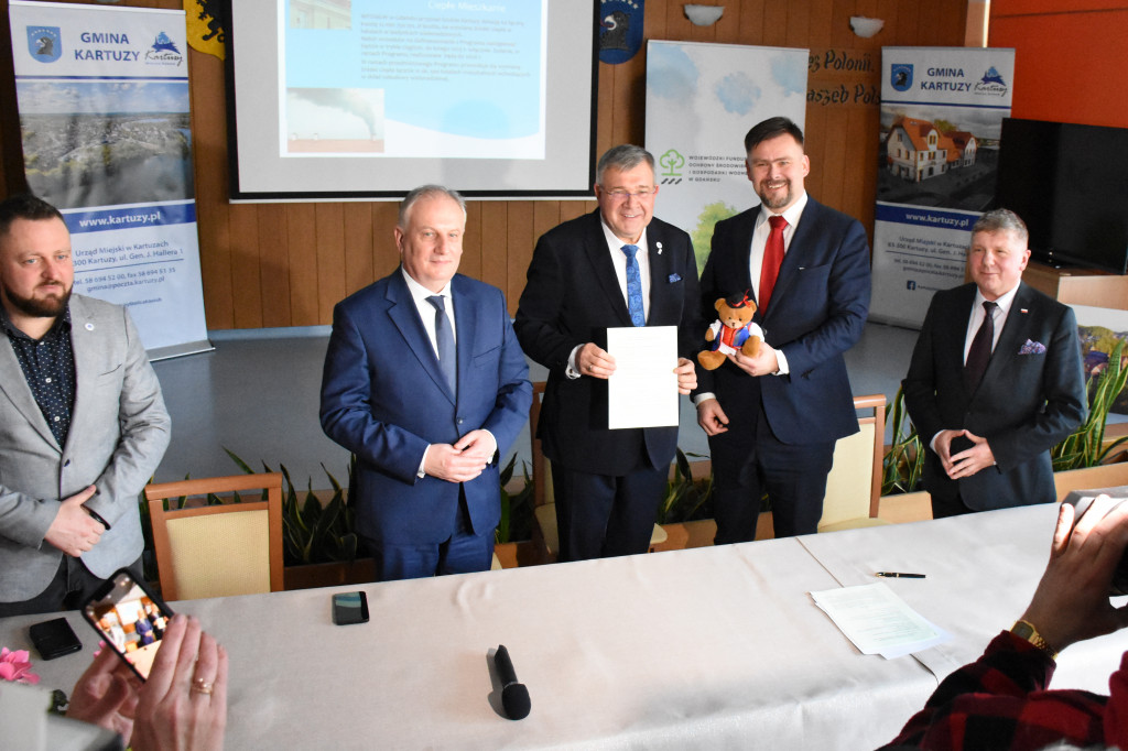 Kartuzy. Umowa dofinansowania z WFOŚiGW
