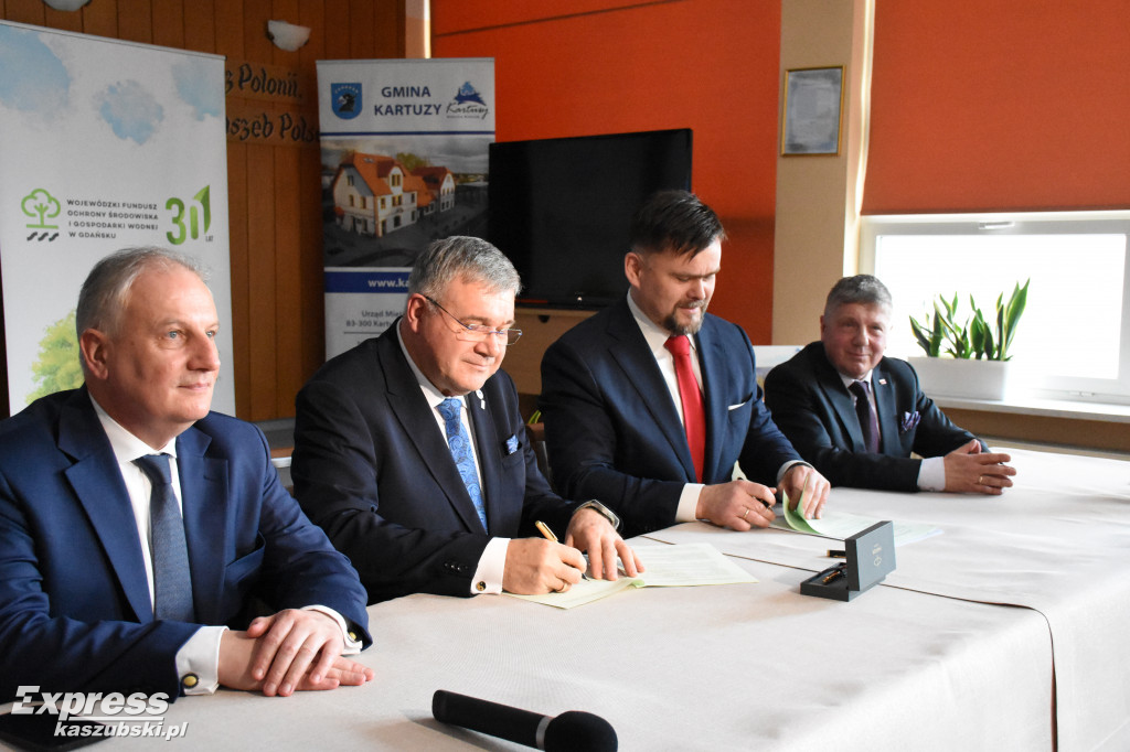 Kartuzy. Umowa dofinansowania z WFOŚiGW
