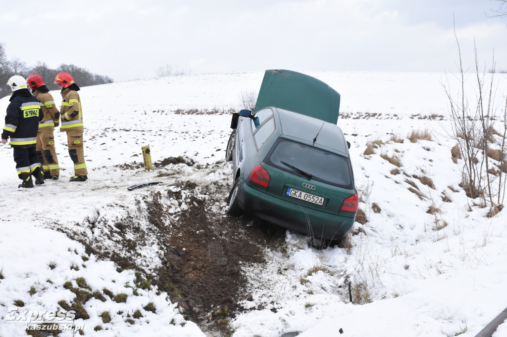 Wypadek nieopodal Miechucina
