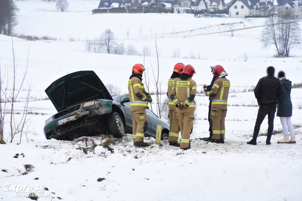 Wypadek nieopodal Miechucina