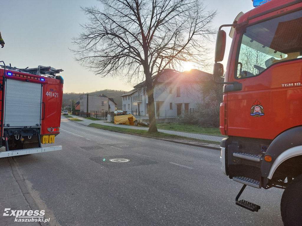 Wypadek na ul. Zamkowej w Kartuzach