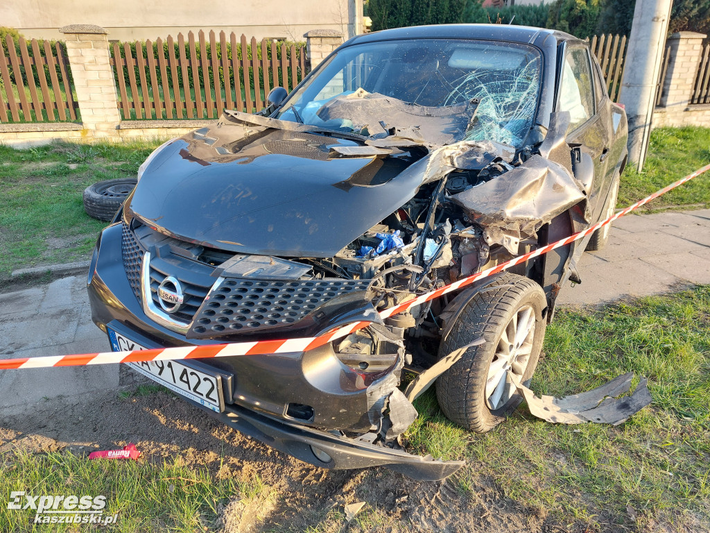 Wypadek na ul. Zamkowej w Kartuzach