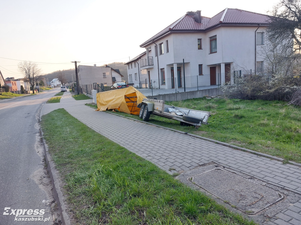 Wypadek na ul. Zamkowej w Kartuzach