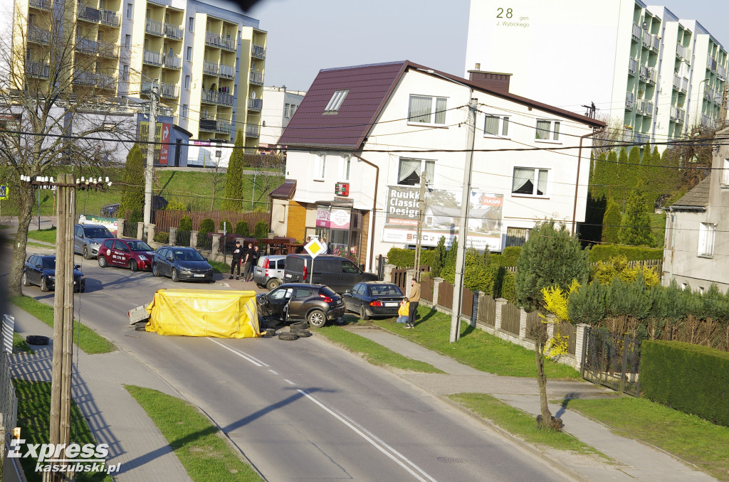 Wypadek na ul. Zamkowej w Kartuzach