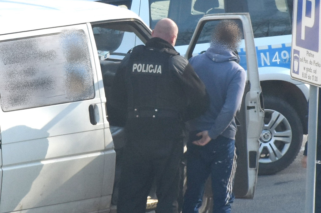 Zatrzymany w centrum miasta