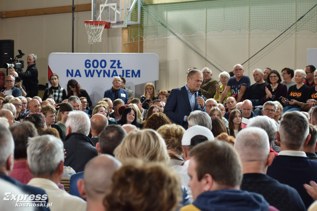 Donald Tusk w Kartuzach