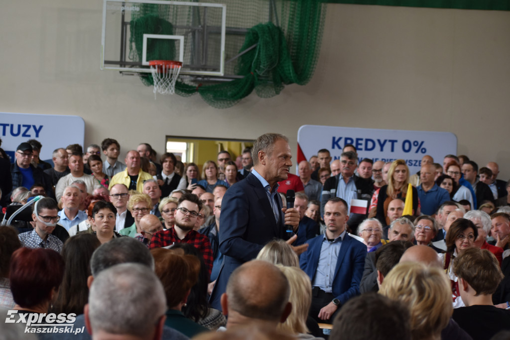 Donald Tusk w Kartuzach