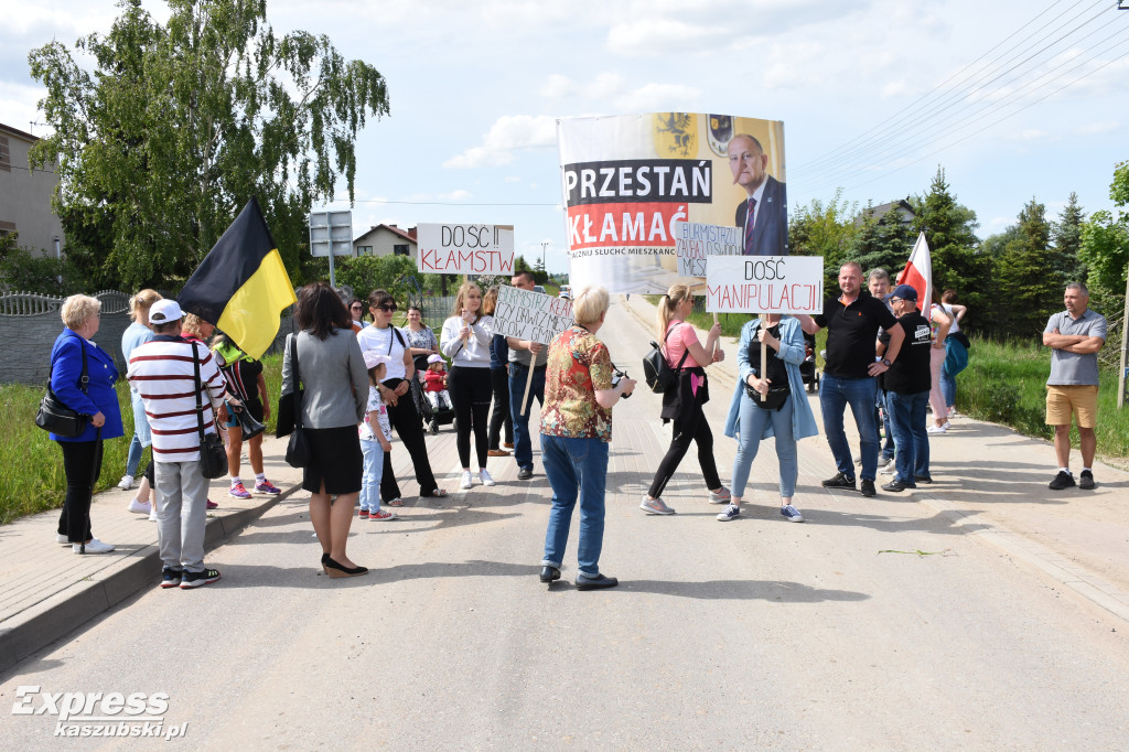 Protest mieszkańców Otomina