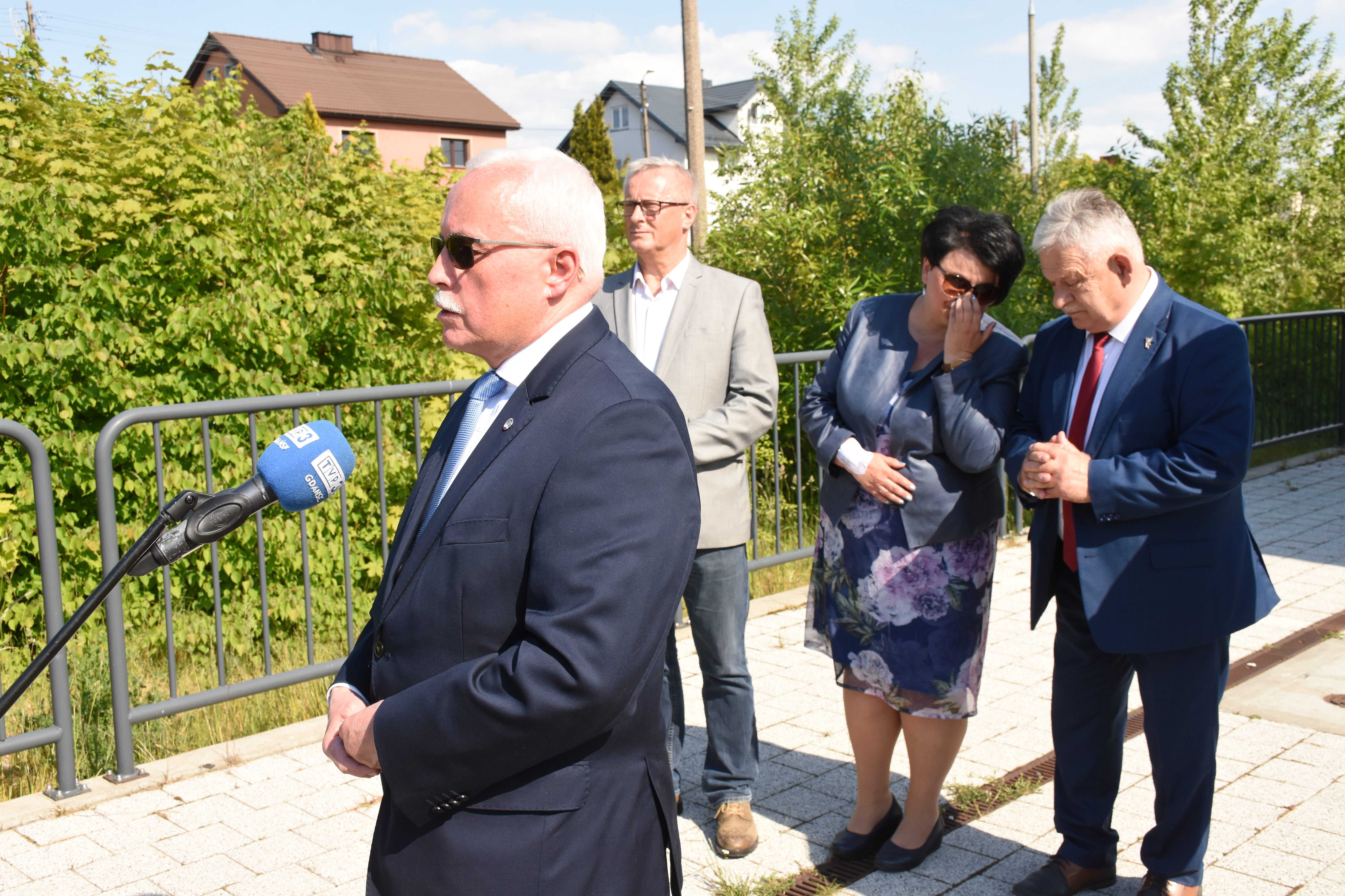 Konferencja prasowa PiS w Sierakowicach
