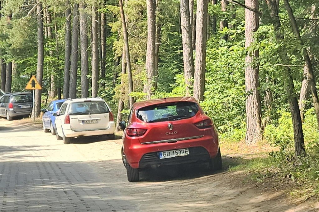 Nieprawidłowe parkowanie w Borkowie