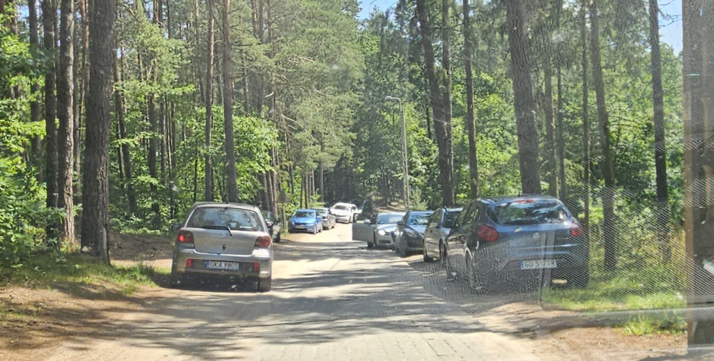 Nieprawidłowe parkowanie w Borkowie