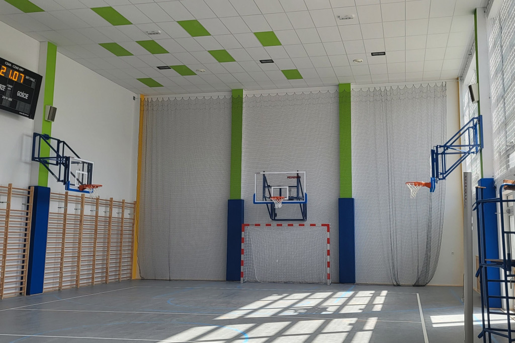 Sala sportowa w Wilanowie gotowa