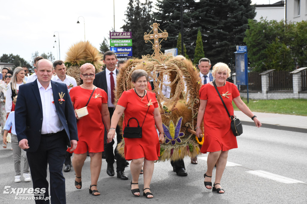 Korowód dożynkowy w Przodkowie