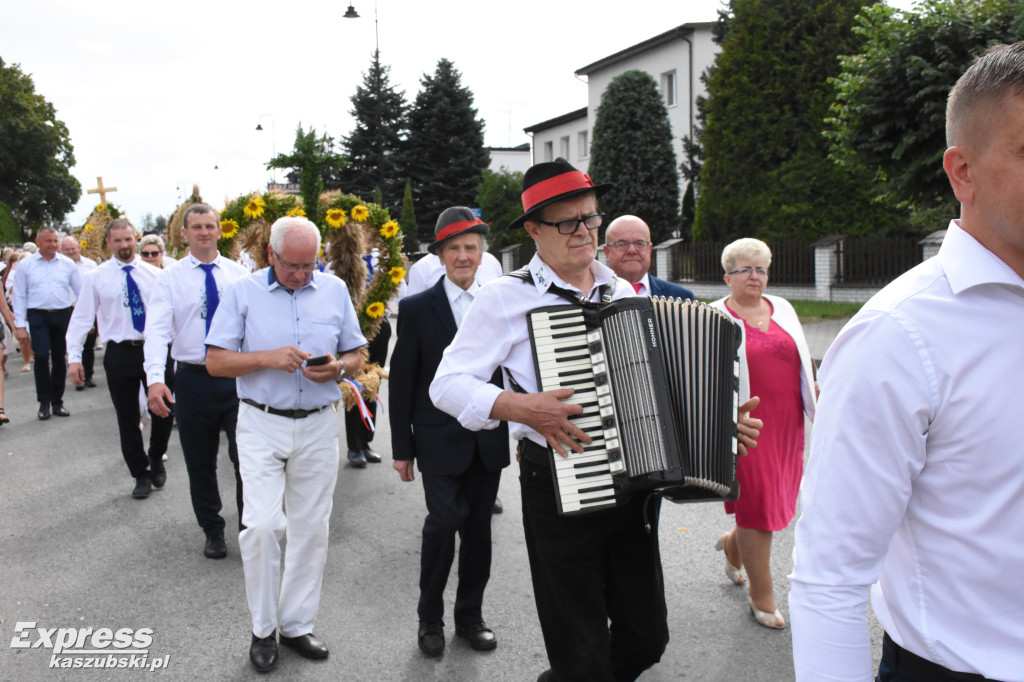 Korowód dożynkowy w Przodkowie