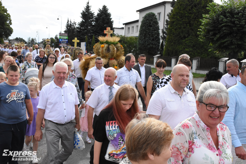 Korowód dożynkowy w Przodkowie