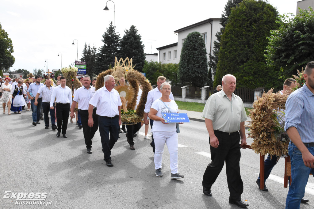 Korowód dożynkowy w Przodkowie