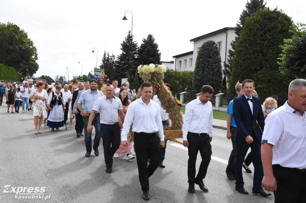 Korowód dożynkowy w Przodkowie