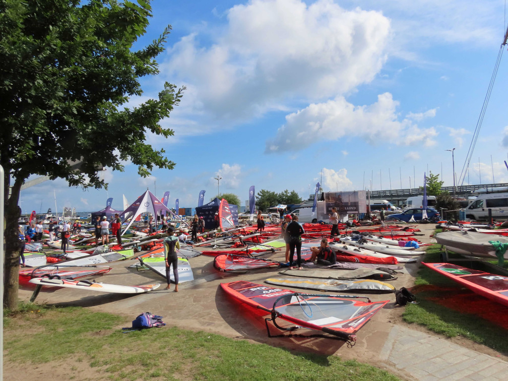Kalina Szostek na windsurfingowych Mistrzostwach Polski