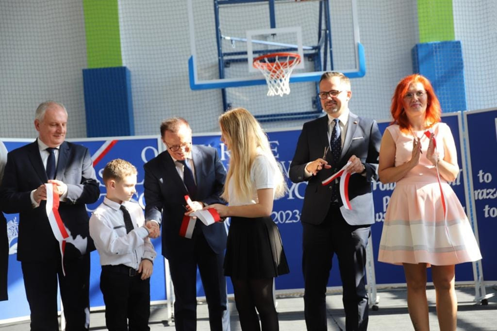 Otwarcie sali sportowej w Wilanowie
