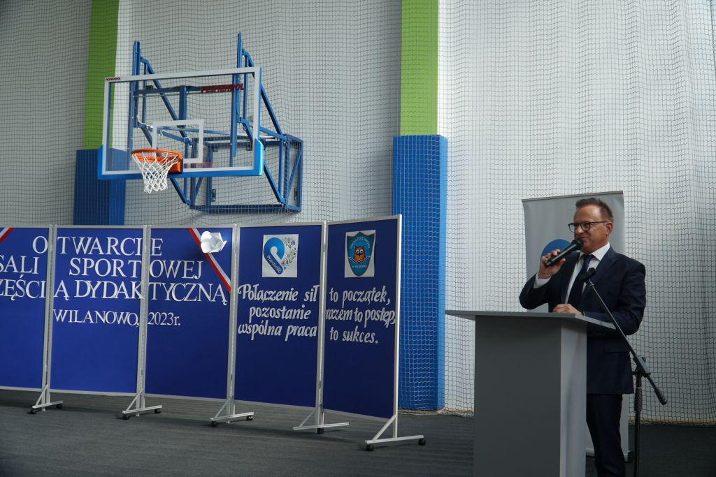 Otwarcie sali sportowej w Wilanowie