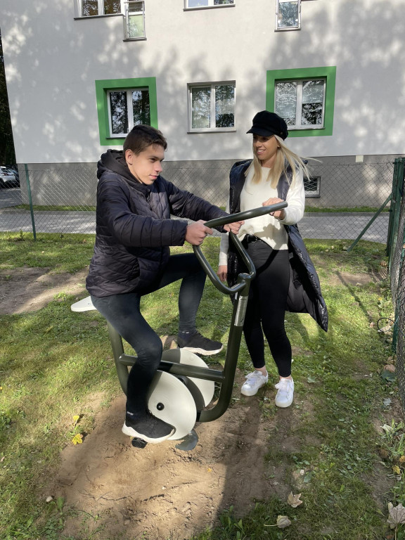 Siłownia zewnętrzna przy SOSW w Żukowie