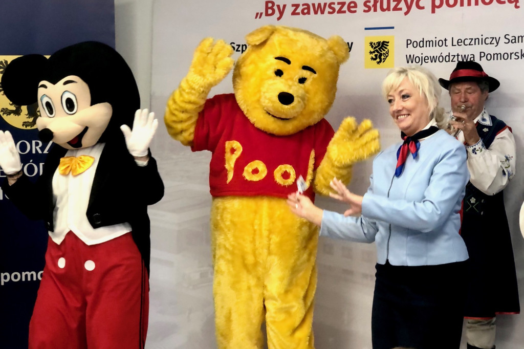 Wolontariusze odwiedzili szpital w Dzierżążnie