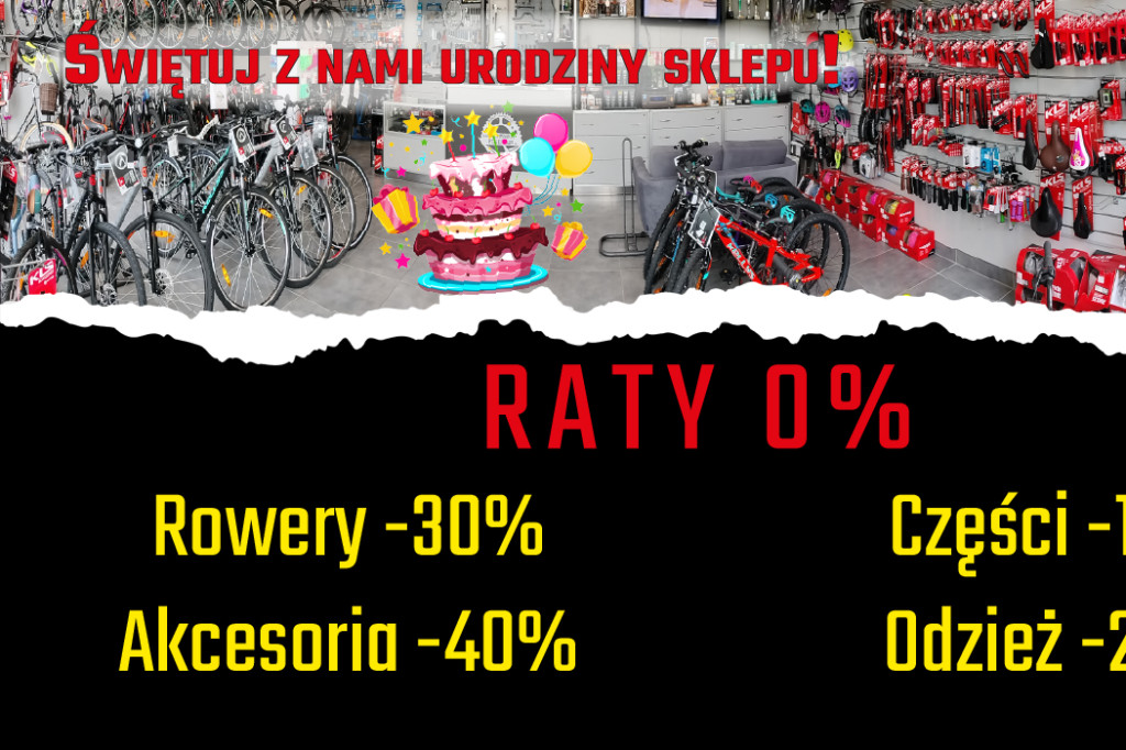 Pierwsze urodziny obchodzi salon rowerowy w Baninie