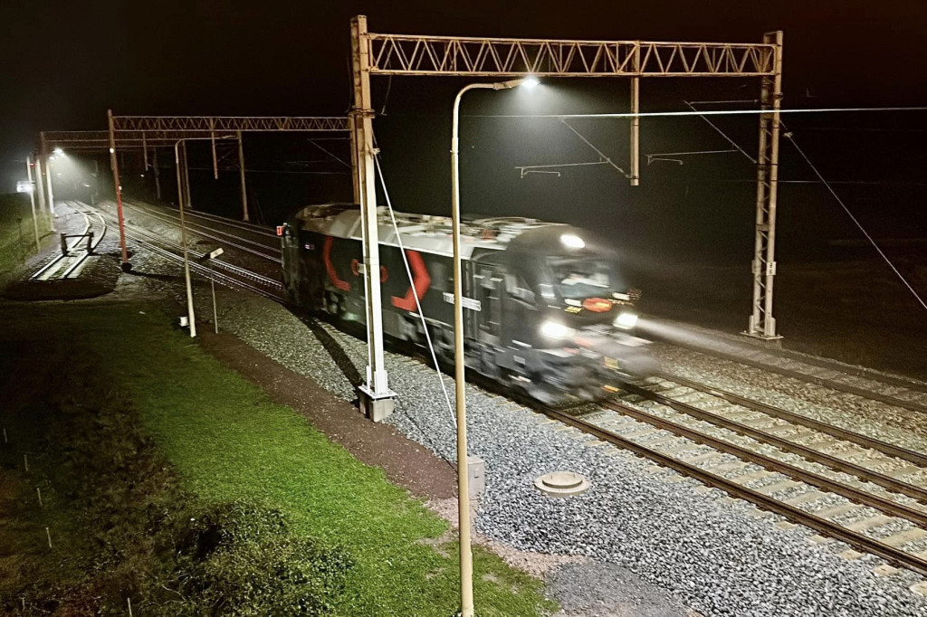 Pierwszy pociąg na bajpasie kartuskim