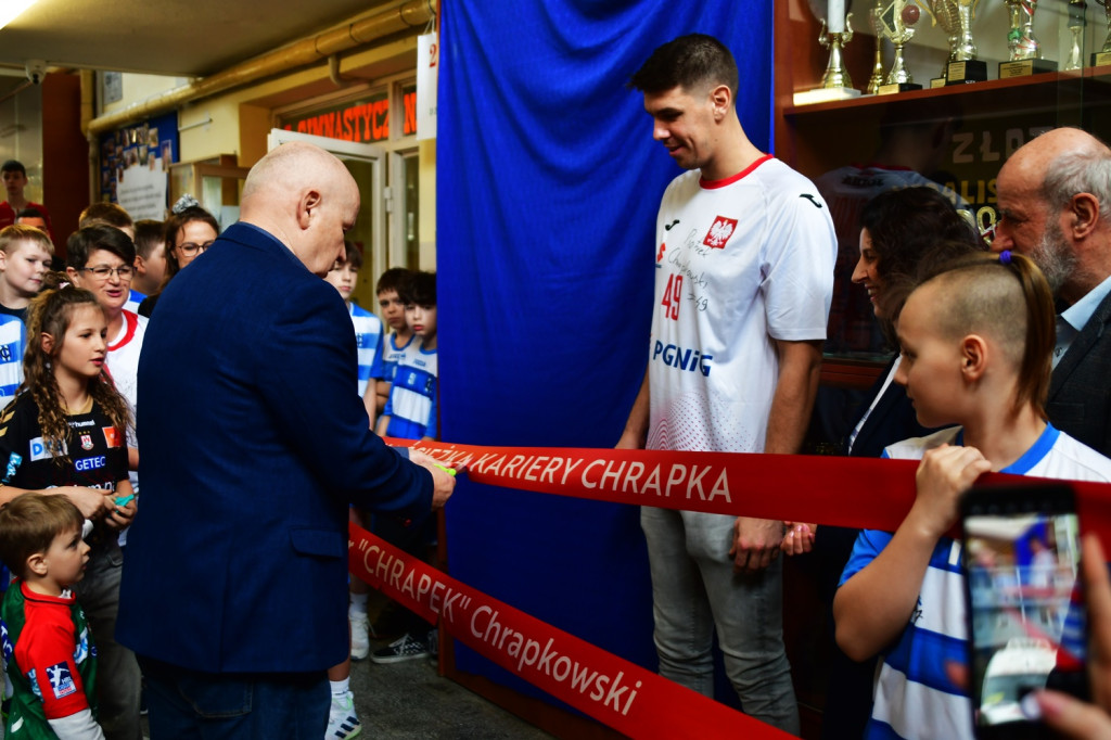 Mistrzostwa w piłce ręcznej i odwiedziny P. Chrapkowskiego