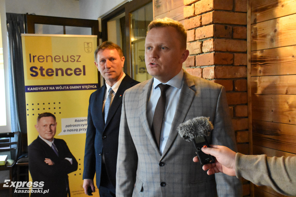 Ireneusz Stencel z poparciem Łukasza Wysockiego