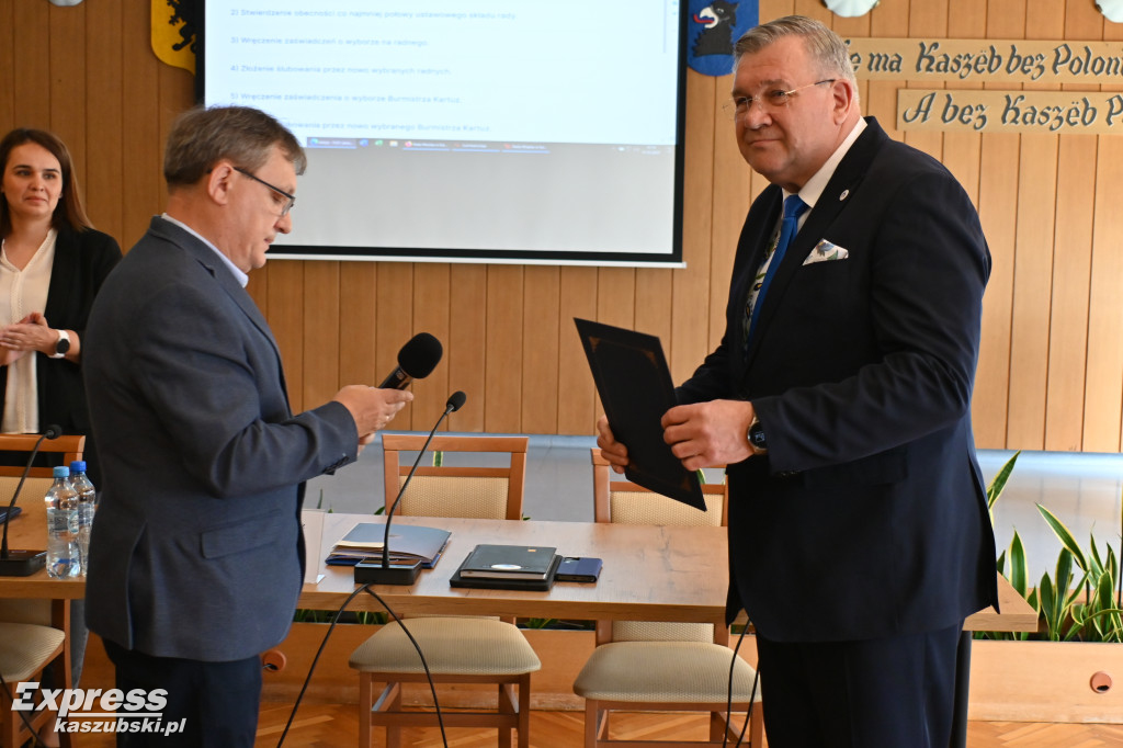 Inauguracyjna sesja Rady Miejskiej w Kartuzach