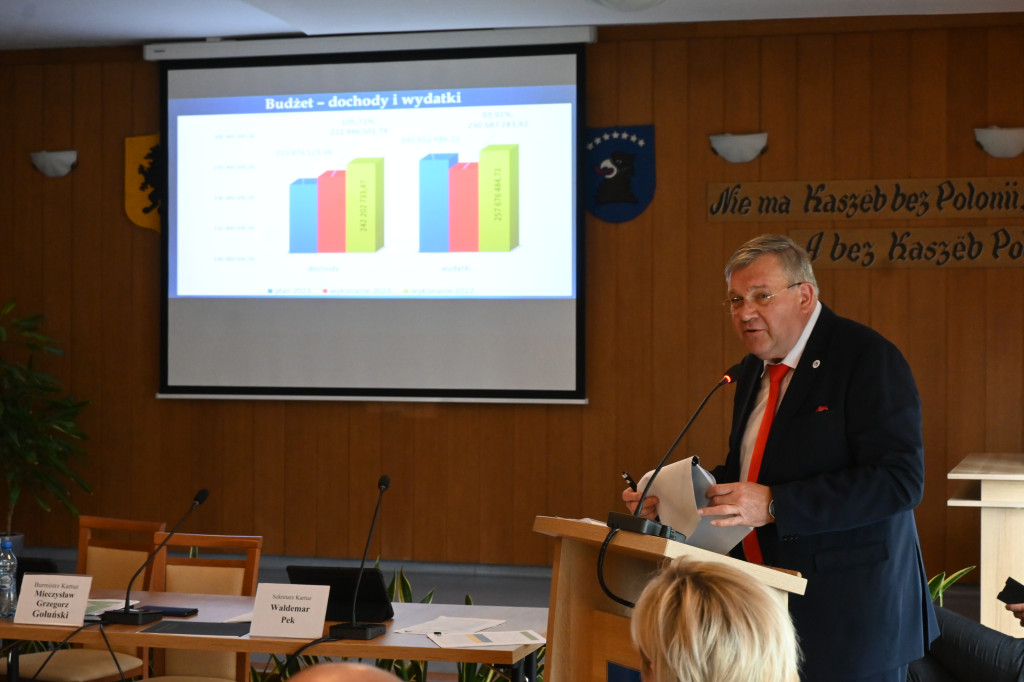Absolutorium i wotum zaufania dla burmistrza Kartuz