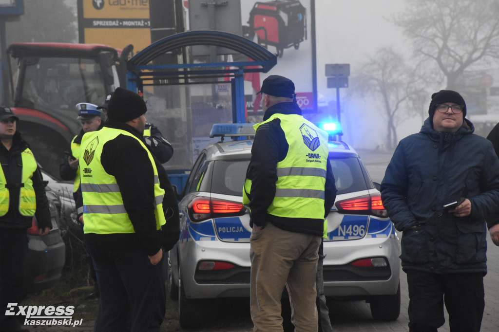 Protest rolników w Egiertowie