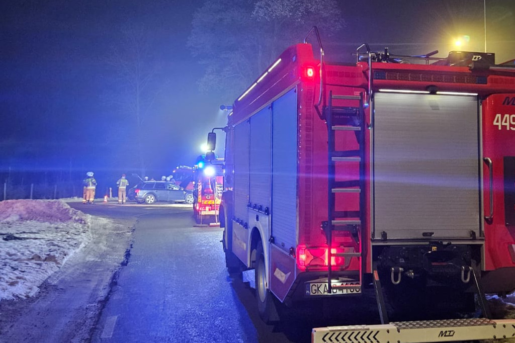 Wypadek w Nowej Wsi, koło Borucina