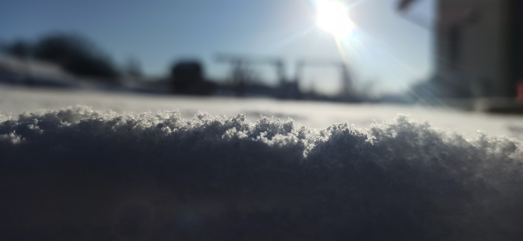 Śnieżny początek ferii na Kaszubach