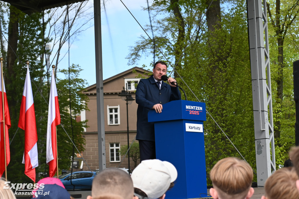 Sławomir Mentzen w Kartuzach