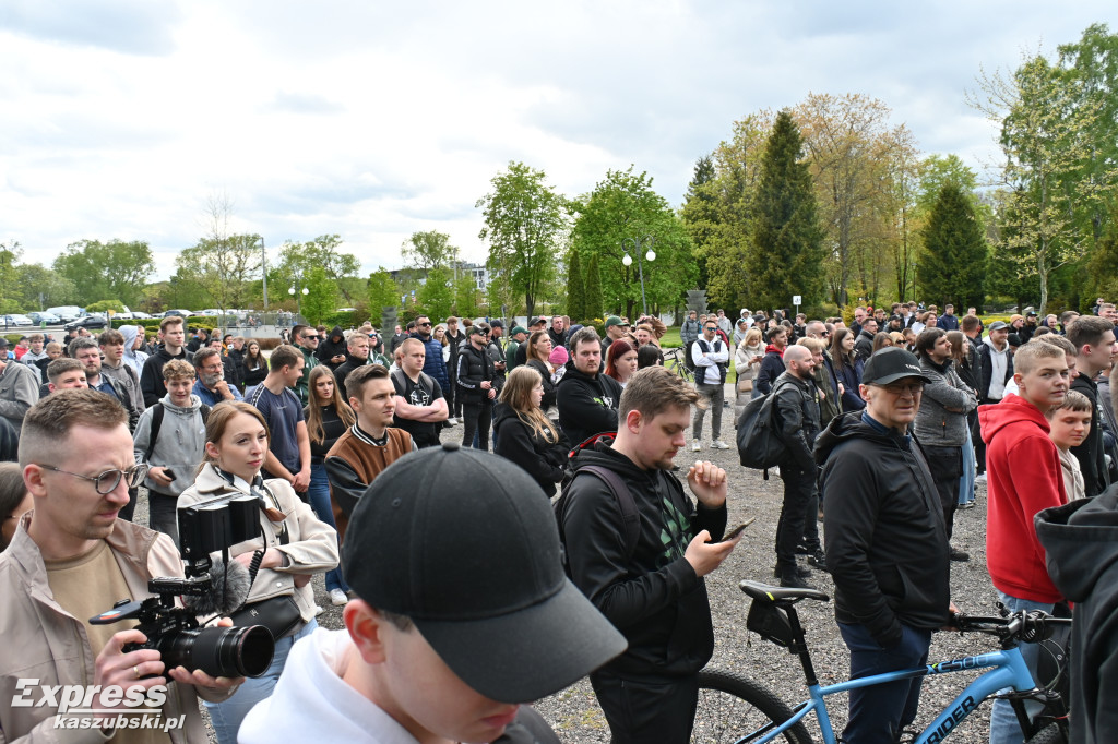 Sławomir Mentzen w Kartuzach