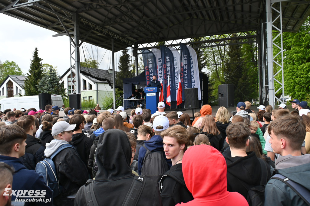 Sławomir Mentzen w Kartuzach
