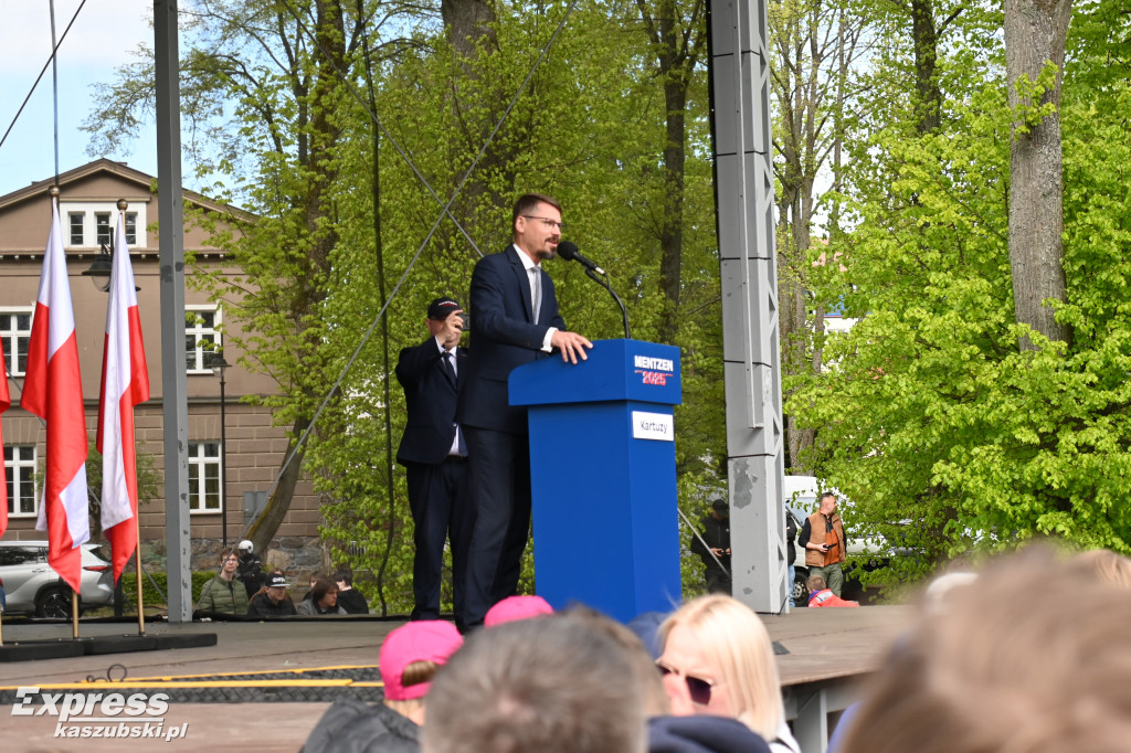 Sławomir Mentzen w Kartuzach