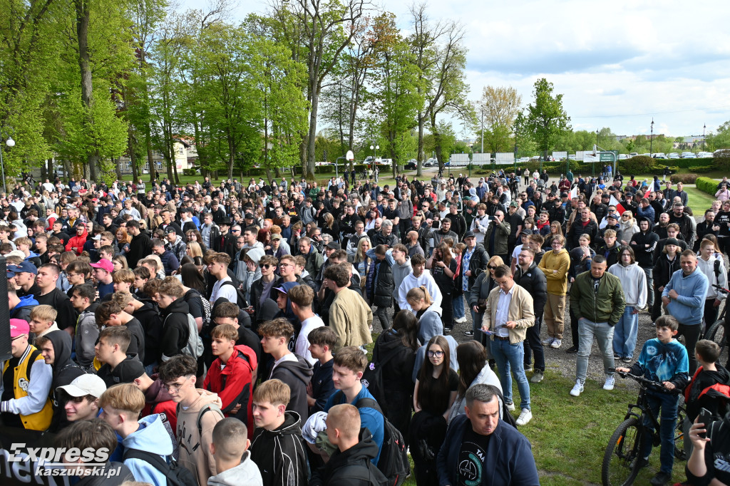 Sławomir Mentzen w Kartuzach