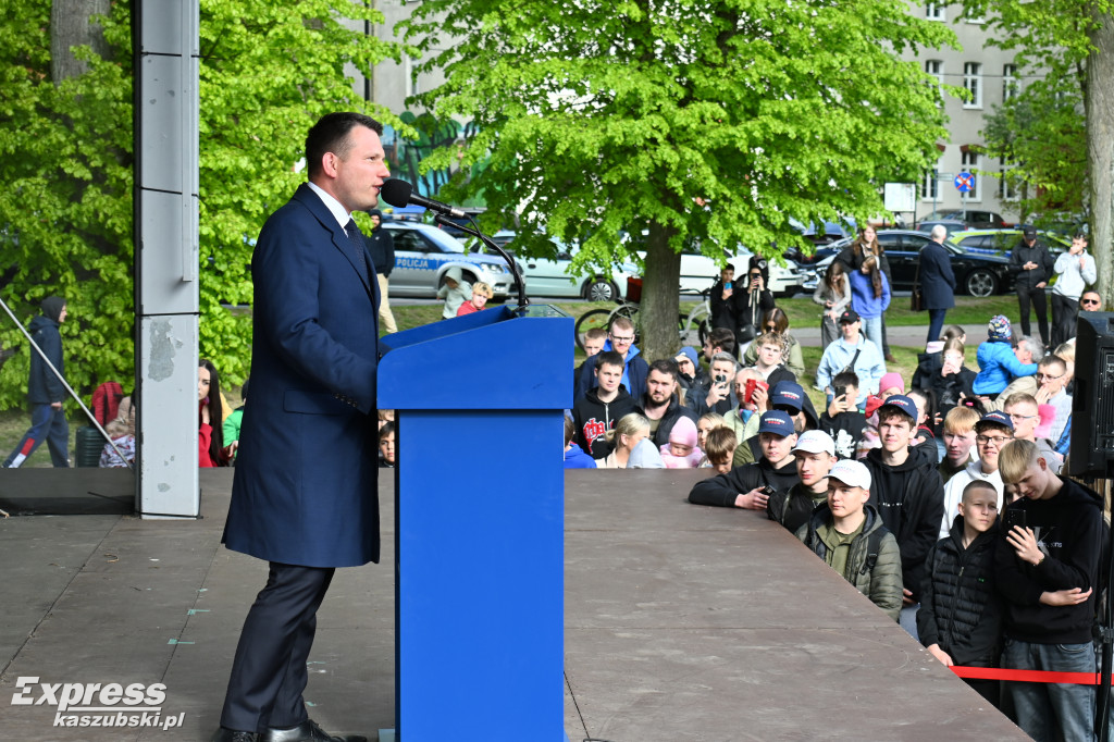 Sławomir Mentzen w Kartuzach