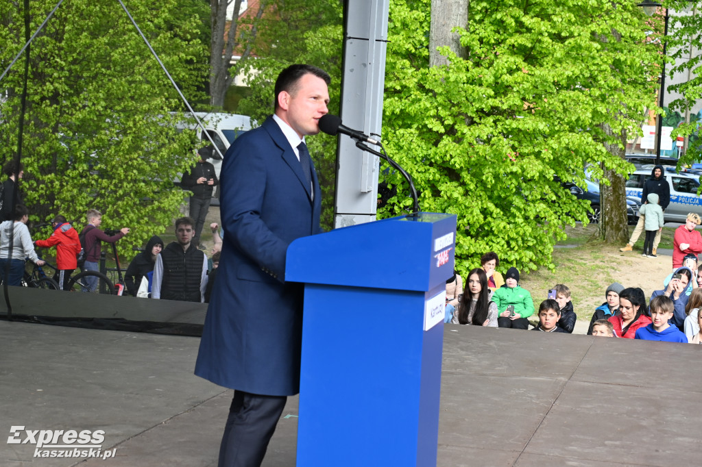 Sławomir Mentzen w Kartuzach