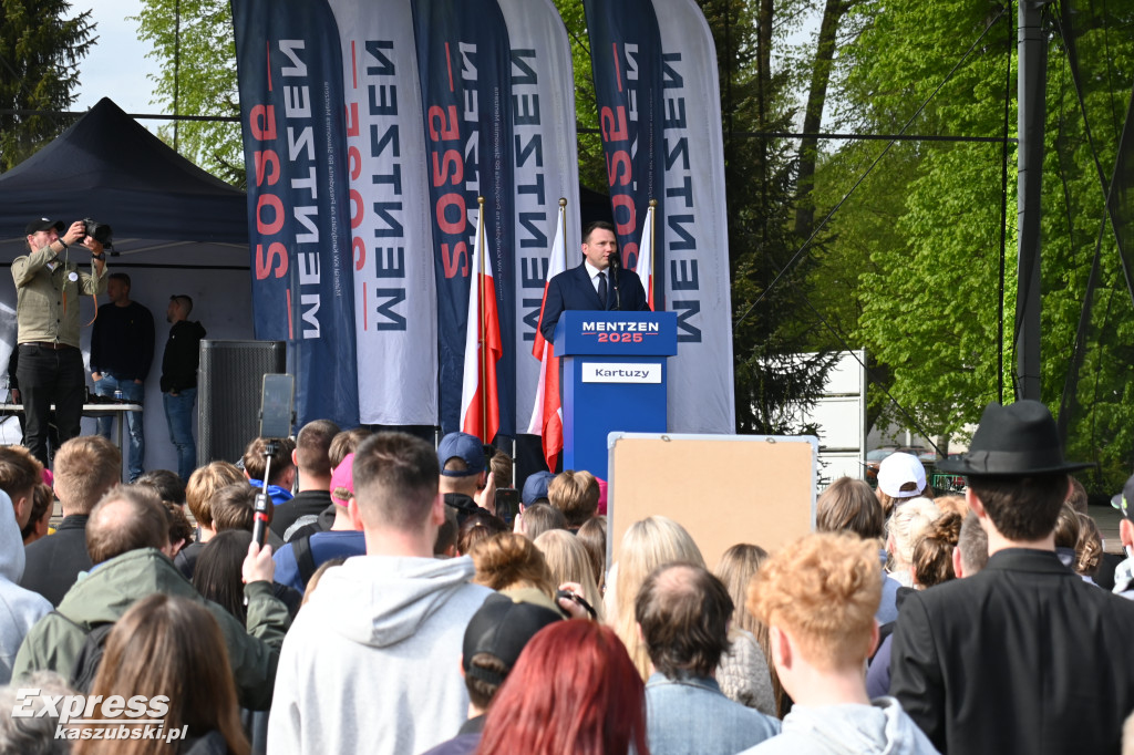 Sławomir Mentzen w Kartuzach