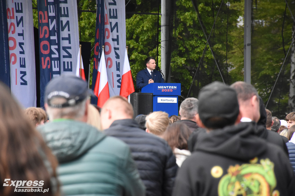 Sławomir Mentzen w Kartuzach