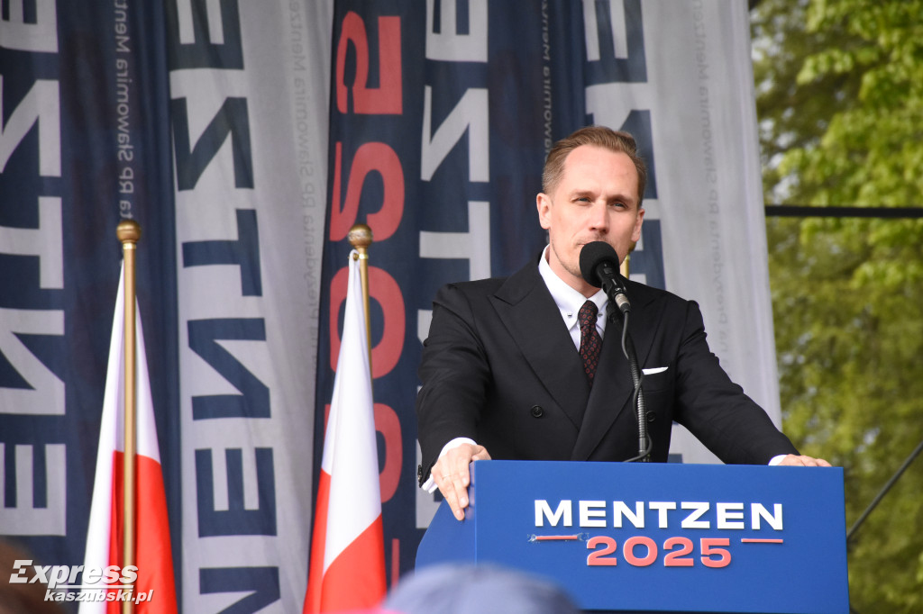 Sławomir Mentzen w Kartuzach