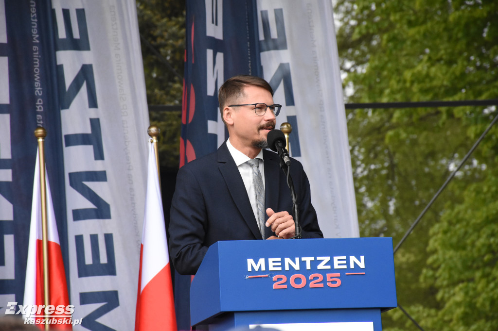 Sławomir Mentzen w Kartuzach