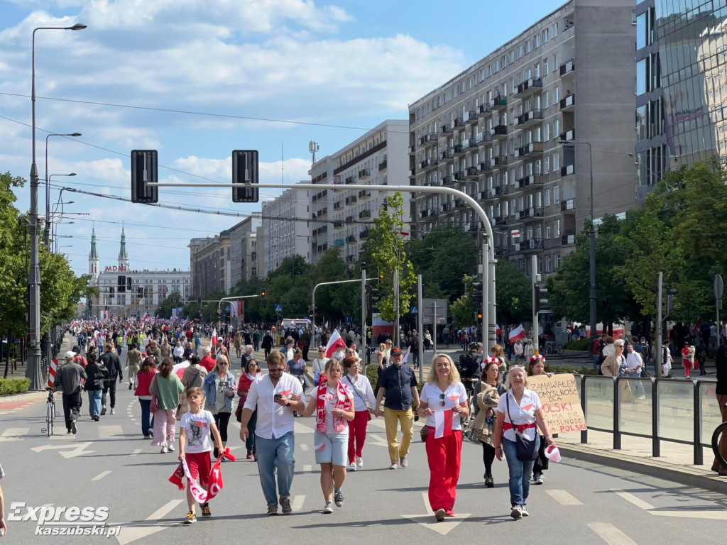 Marsz poparcia Rafała Trzaskowskiego w Warszawie